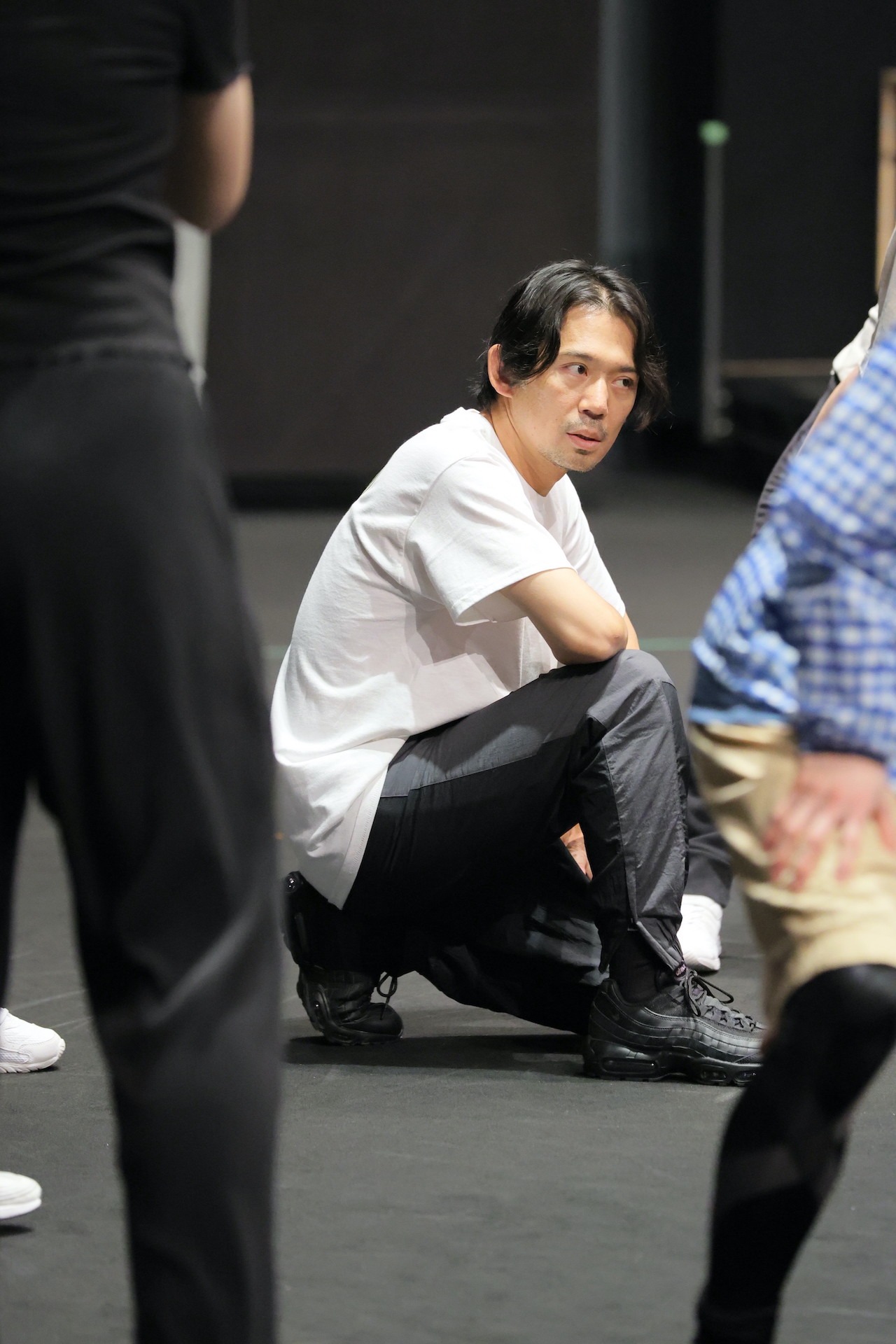 KAAT神奈川芸術劇場プロデュース「SHELL」稽古の様子。