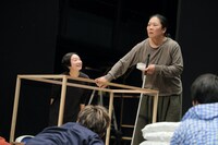 KAAT神奈川芸術劇場プロデュース「SHELL」稽古の様子。