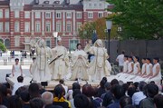 「東京芸術祭 2023」野外劇 SPAC-静岡県舞台芸術センター「マハーバーラタ～ナラ王の冒険～」より。（撮影：御堂義乘）