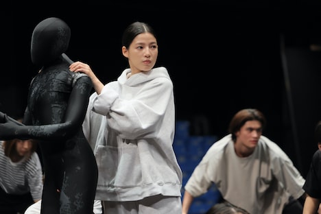 KAAT神奈川芸術劇場プロデュース「SHELL」稽古の様子。