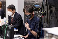 ミュージカル「スライス・オブ・サタデーナイト」オンライン公開舞台稽古より。（撮影：岡千里）