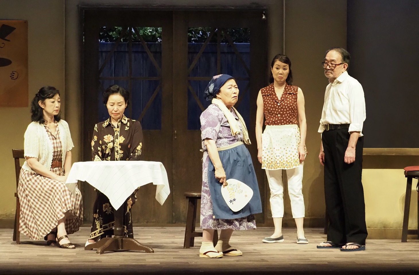 劇団 東宝現代劇75人の会「離ればなれに深川」2019年9月公演より。