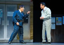 劇団スーパー・エキセントリック・シアター 第61回本公演「ミュージカル・アクション・コメディー『ラスト★アクションヒーロー～地方都市に手を出すな～』」より。