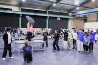 「BREAK FREE STARS」稽古の様子。（撮影：星野絵美）