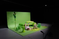 出会いシリーズ1 和田ながら×新垣七奈 ジャン・コクトー「声」より。（撮影：北上奈生子）