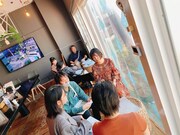 「パフォーマンス展望室」の様子。