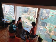 「パフォーマンス展望室」の様子。