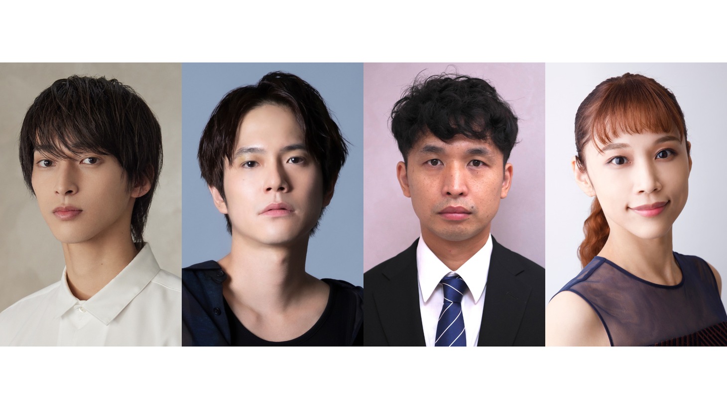 朗読劇「夢から醒めない夢を見よ。」16日公演の出演者。