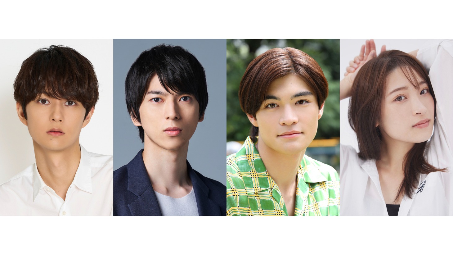 朗読劇「夢から醒めない夢を見よ。」17日公演の出演者。