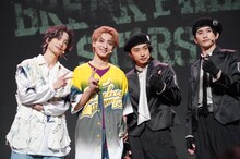 左から松田昇大、木村慧人、阿部顕嵐、高橋駿一。