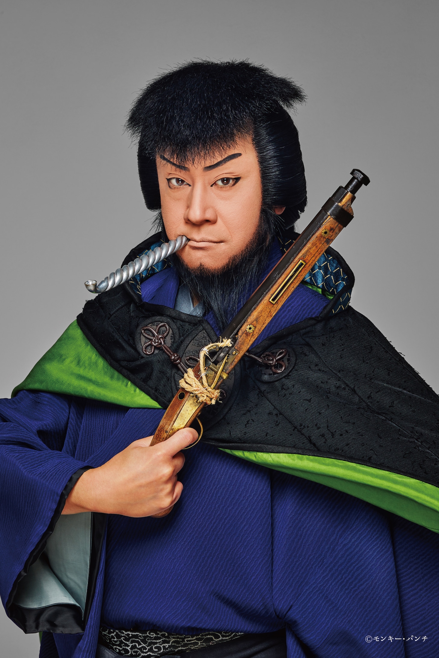 市川笑三郎扮する次元大介。
