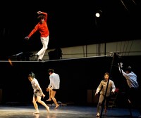 世田谷アートタウン2023関連企画 フランス×日本 現代サーカス交流プロジェクト「フィアース5」より。（撮影：大洞博靖）