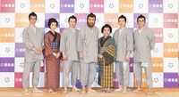 明治座創業150周年記念「赤ひげ」会見の様子。