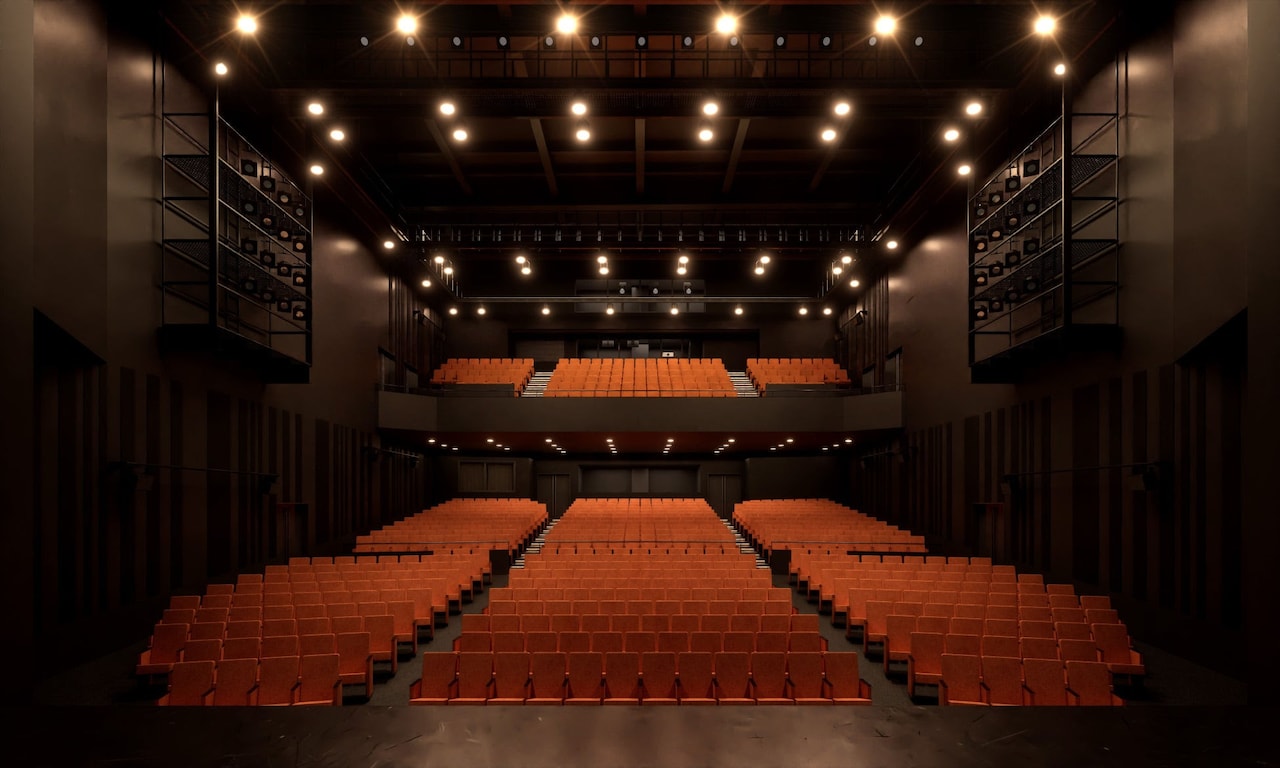 シアターHの客席イメージ。