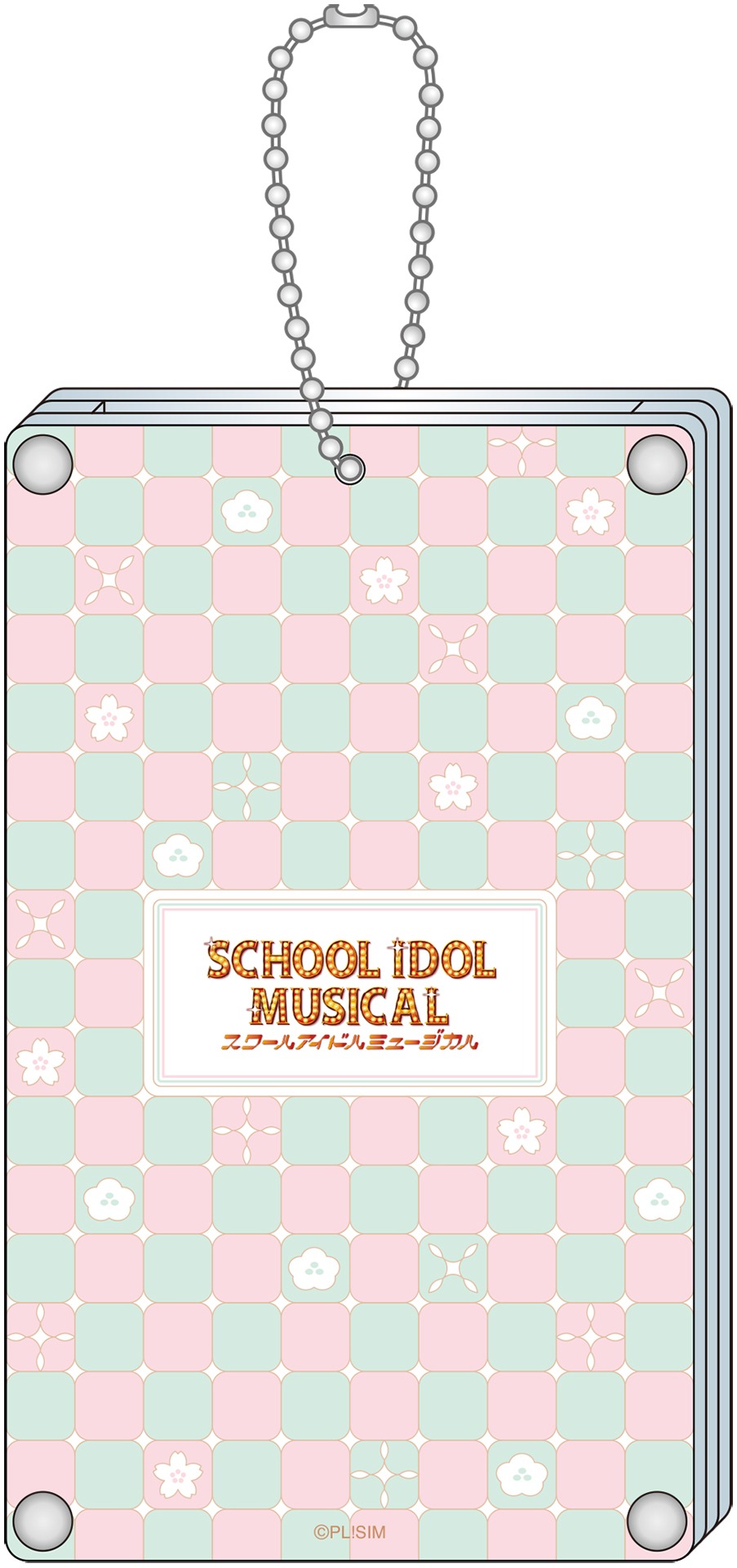 THEATER MILANO-Za オープニングシリーズ「スクールアイドルミュージカル」ポラロイド風カード用キーホルダーケース