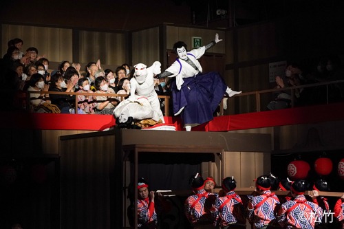 北九州市制60周年「平成中村座小倉城公演」夜の部「小笠原諸礼忠孝 通し狂言『小笠原騒動』」より。