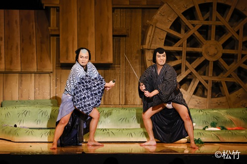 北九州市制60周年「平成中村座小倉城公演」夜の部「小笠原諸礼忠孝 通し狂言『小笠原騒動』」より。