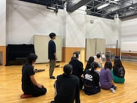 日本大学芸術学部演劇学科令和5年度 卒業制作（演劇）「友達」稽古の様子。