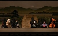 「11月文楽公演」第2部「奥州安達原」朱雀堤の段より。（提供：国立文楽劇場）