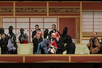 「11月文楽公演」第3部「冥途の飛脚」封印切の段より。（提供：国立文楽劇場）