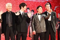 ミュージカル「トッツィー」製作発表記者会見の様子。