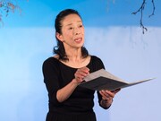 林英世「犬を連れた奥さん」より。（撮影：松原豊）