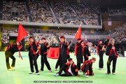 「テニミュ秋の合同大運動会2023」1日目の様子。