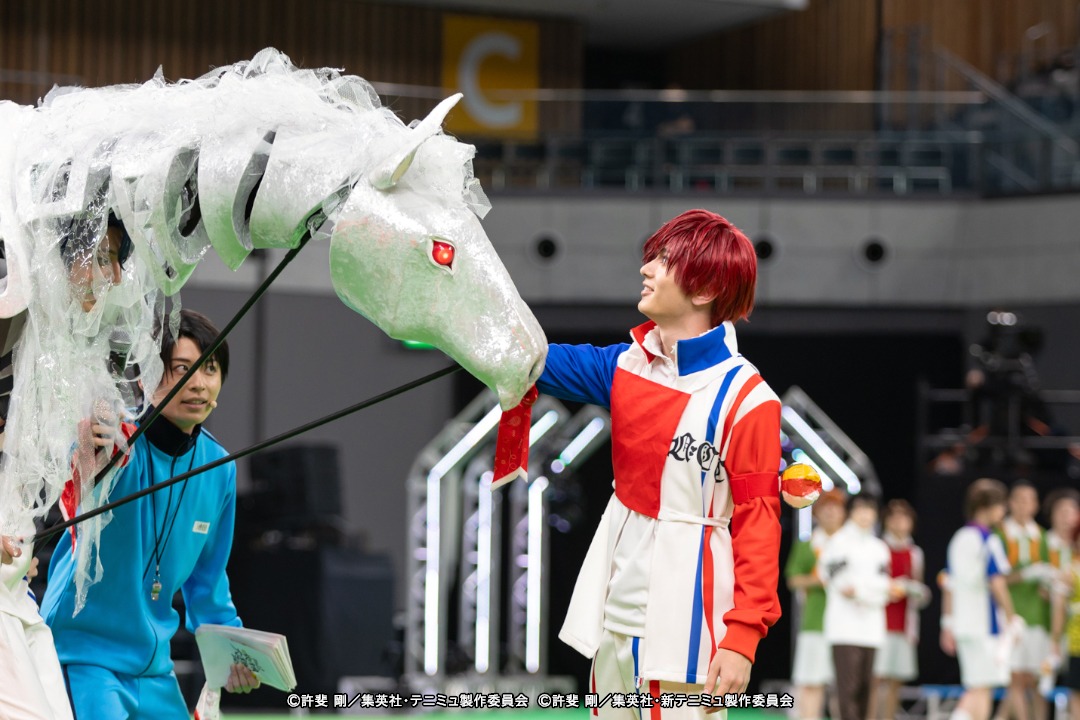 「テニミュ秋の合同大運動会2023」1日目の様子。