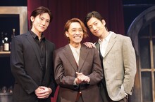 左から植原卓也、平間壮一、水田航生。