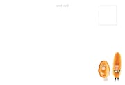 「パンどろぼう えほんよみきかせステージイベント」ウィンターグリーティングカード表面
