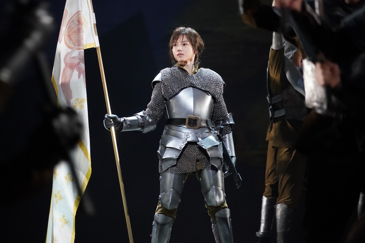 舞台「ジャンヌ・ダルク」より。（撮影：田中亜紀）
