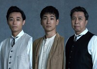 左から持田将史、小栗基裕、小曽根真。