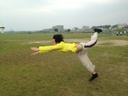 稽古場がなくて、壱劇屋は河川敷で稽古していたこともある。