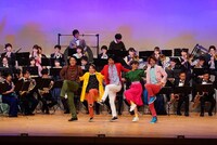 壱劇屋が吹奏楽団とコラボしたときの様子。