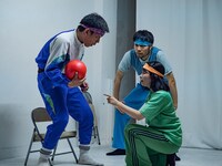 劇団不労社の過去の公演より。（撮影：肖藝凡）