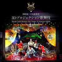 「岡崎城二の丸能楽堂 3Dプロジェクション歌舞伎」ビジュアル