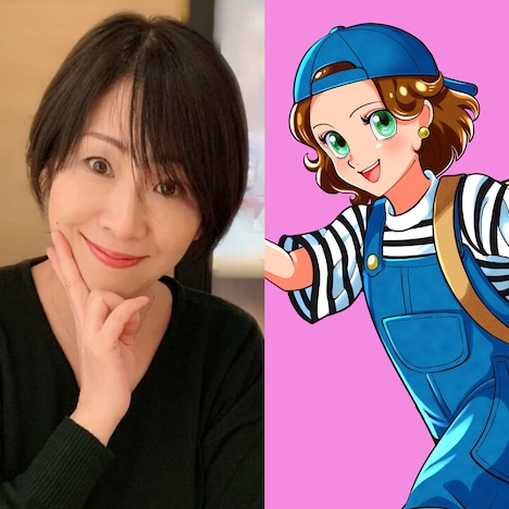 岡本麻弥（左）とサヤカ。