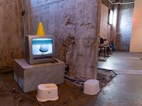 TeXi's 第3回本公演「夢のナカのもくもく」より。（撮影：月館森）