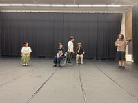 座・高円寺 冬の劇場 27 CTA ラボ公演「東京トワイライト-強盗団と新しい家-」稽古の様子。