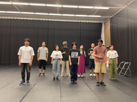 座・高円寺 冬の劇場 27 CTA ラボ公演「東京トワイライト-強盗団と新しい家-」稽古の様子。