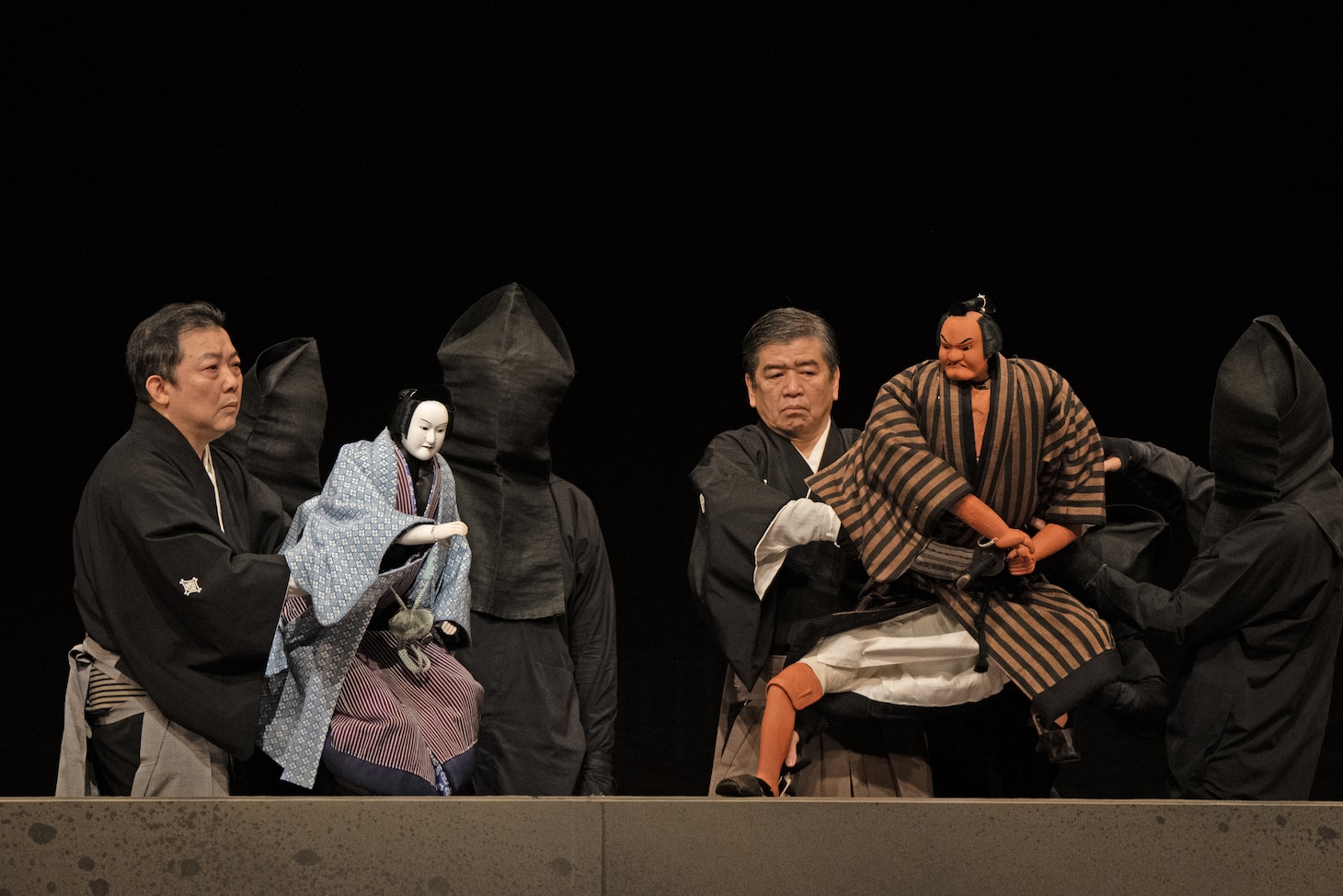 「令和6年初春文楽公演」第1部「近頃河原の達引」より。（提供：国立文楽劇場）