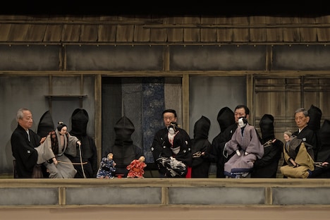 「令和6年初春文楽公演」第1部「近頃河原の達引」より。（提供：国立文楽劇場）