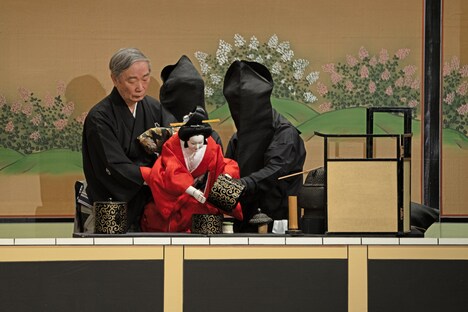 「令和6年初春文楽公演」第2部「伽羅先代萩」より。（提供：国立文楽劇場）