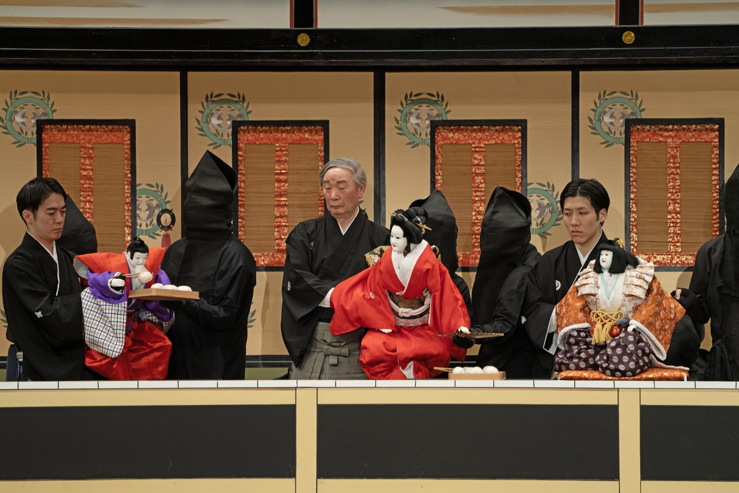 「令和6年初春文楽公演」第2部「伽羅先代萩」より。（提供：国立文楽劇場）