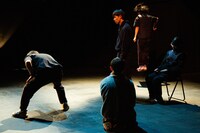 吉祥寺ダンスLAB. vol.6 小野彩加 中澤陽 スペースノットブランク「言葉とシェイクスピアの鳥」より。(c)takaramahaya