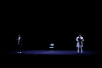 朗読劇「朝彦と夜彦1987」桑野晃輔＆加藤ひろたかの出演回より。（撮影：サギサカユウマ）