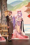 京都・南座の舞台に立つJUNNA。