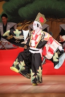 「Night KABUKI in Osaka Dotonbori」の「操り三番叟」より。