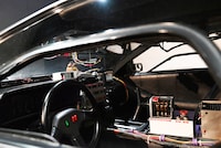 劇団四季 ミュージカル「バック・トゥ・ザ・フューチャー」製作発表会の会場に飾られていたタイムマシン・デロリアン。