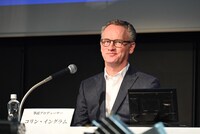 ミュージカル「バック・トゥ・ザ・フューチャー」筆頭プロデューサーのコリン・イングラム。